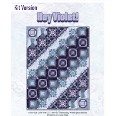 Hey Violet! PATTERN ONLY by Wilmington Batiks - Printed to Order with Permission from Wilmington