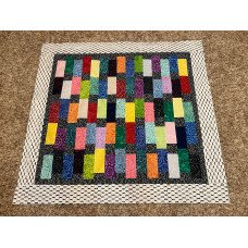 Charm Pack Stones Kit - 36" x 38 1/2" - Beginner Friendly